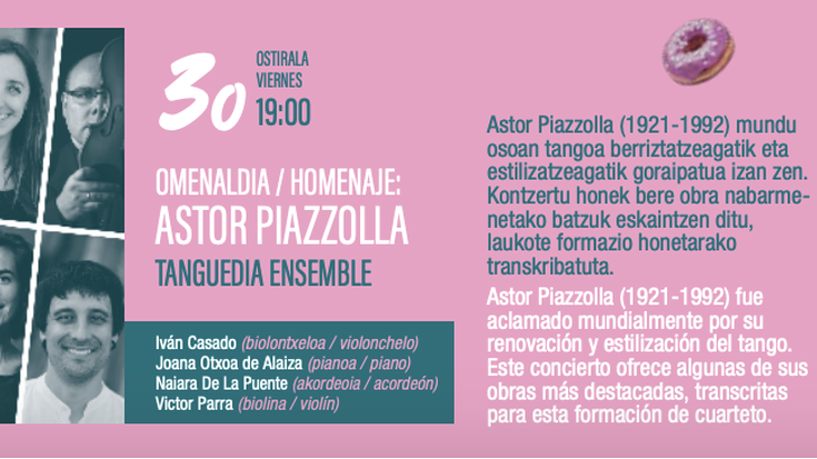 Musika dibertigarria da: TANGUEDIA ENSEMBLE