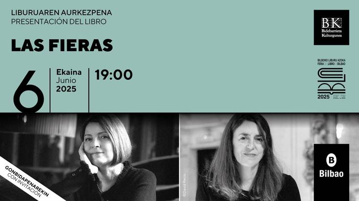 Las fieras liburuaren aurkezpena Bidebarrieta Kulturgunean