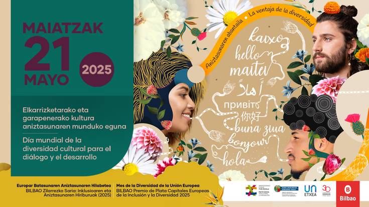 Bilbok kultura aniztasuna ospatuko du maiatzaren 21ean