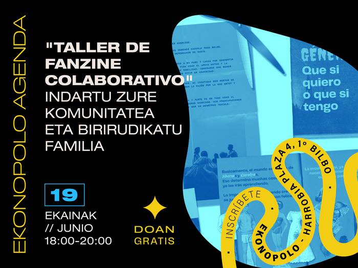 🎨 Elkarlaneko fanzine tailerra Ekonopolon