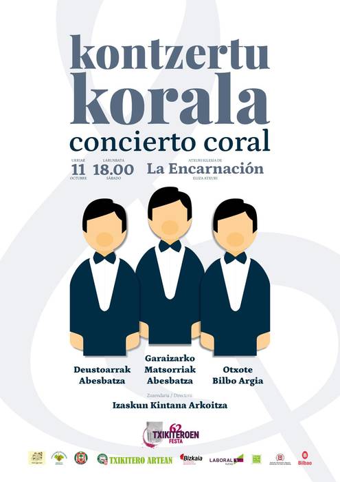 Kontzertu Korala Atxuriko Enkarnazio elizan