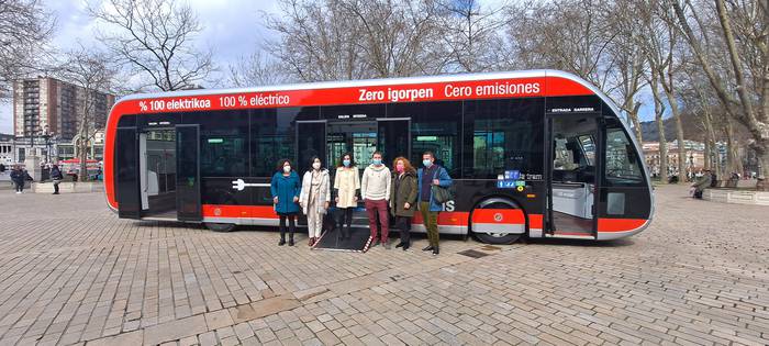 Hiriko autobus berria, %100 elektrikoa