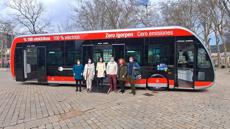 Hiriko autobus berria, %100 elektrikoa