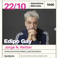EDIPO GAY liburuaren aurkezpena La Sinsorgan