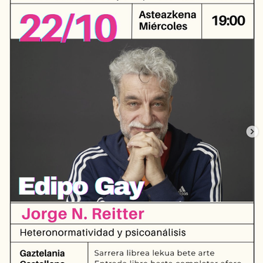 EDIPO GAY liburuaren aurkezpena La Sinsorgan