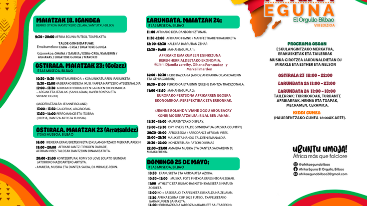 Afrika Eguna El Orgullo Bilbao VIII. edizioa