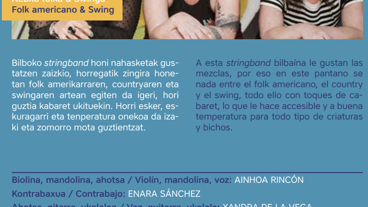 MUSIKAUZO 2025: SWAMP STRINGBAND Arangoitin