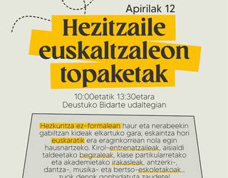 Haur eta gazteen aisialdian euskaraz eragiteko topaketak antolatu ditu GUKAk