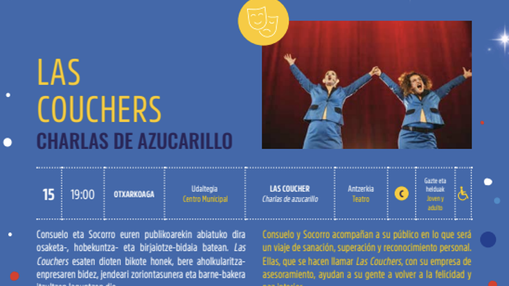 Kultur Gabonak 2025: LAS COUCHERS antzezlana Otxarkoaga Udaltegian