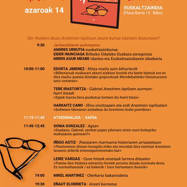 ‘GABRIELEN ISPILUETAN BARRENA’: ARESTIK EUSKAL IDAZLEENGAN IZAN DUEN ERAGINA AZTERTZEKO JARDUNALDIA Euskaltzaindian