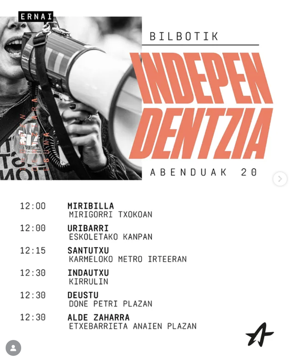 Zutabeak auzoetatik: "Ekinez egina, gazteok independentzia"