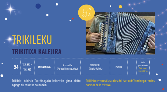 Kultur Gabonak 2025: TRIKILEKU ARTAZURIÑAN