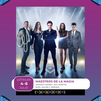 MAESTROS DE LA MAGIA magia ikuskizuna Campos Eliseos antzokian