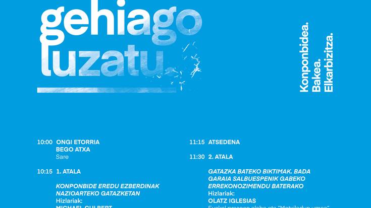 SAREren II. Konferentzia Euskalduna Jauregian