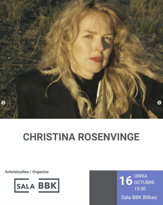 Christina Rosenvinge BBK Aretoan (Ja! Festibala)