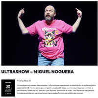 MIGUEL NOGUERAren bakarrizketa BBK Aretoan