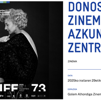 DONOSTIA ZINEMALDIA Alondigako Golem Zinemetan