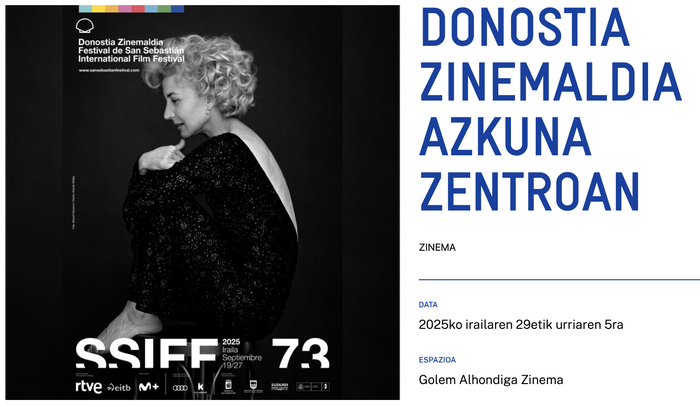 DONOSTIA ZINEMALDIA Alondigako Golem Zinemetan