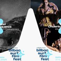 Laboral Kutxa Bilbao Surf Film Festival 2025 Jaialdiaren aurkezpena Kafe Antzokian