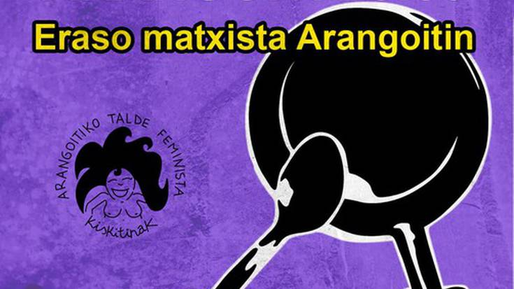 Asteartean gertatutako eraso matxista bat salatu du Arangoitiko Kiskitiñak talde feministak
