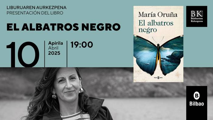 El albatros negro liburuaren aurkezpena Bidebarrieta Kulturgunean