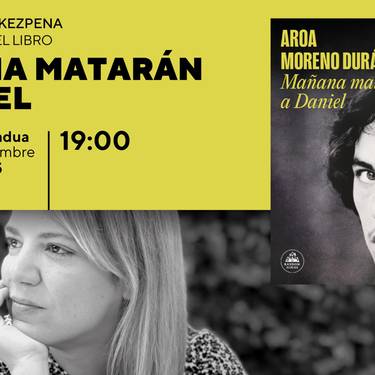 "Mañana Matarán a Daniel" liburuaren aurkezpena Bidebarrieta Kulturgunean