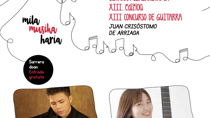 Mila Musika Haria: YITAO LUO eta ERIKA TAKADA Bertendona Institutuan