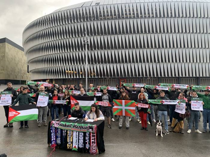 Euskal Selekzioaren ofizialtasuna aldarrikatzeaz gain, palestinar erresistentziari babesa adieraziko diote datorren azaroaren 15ean