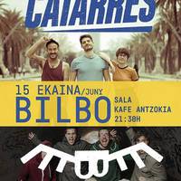 Els Catarres eta Buhos taldeak batera Bilboko Kafe Antzokian