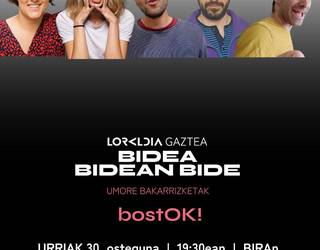 Bidea Bidean Bide egitasmoaren lehenengo hitzordua gaur
