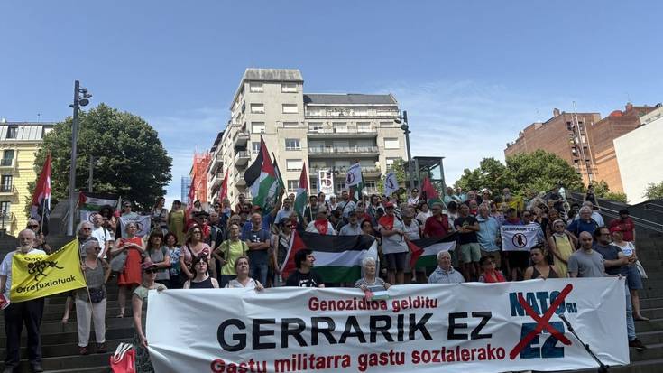 Gastu militarraren igoeraren aurka agertu dira hainbat erakunde sozial eta sindikal