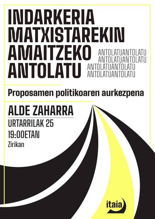 Itaia: proposamen politikoaren aurkezpena