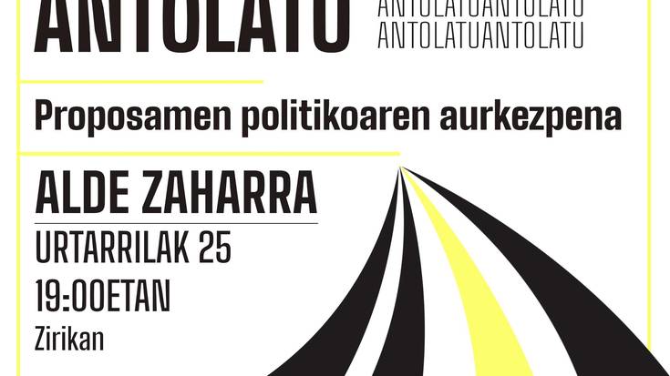 Itaia: proposamen politikoaren aurkezpena