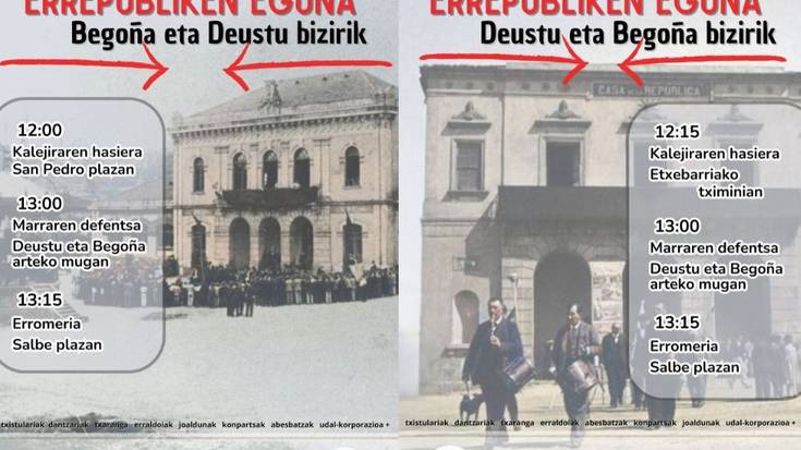 Errepubliken eguna, Begoña eta Deustu bizirik!