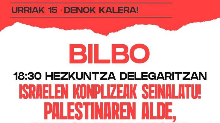 Palestinarekin Elkartasunaren mobilizazioa