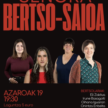 SEÑORA BERTSO SAIOA Bira Kulturgunean