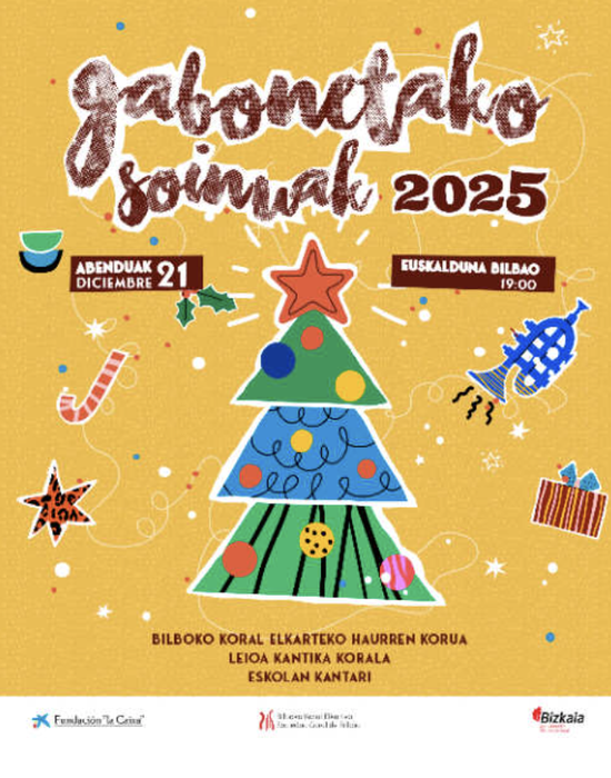 GABONETAKO SOINUAK 2025 Euskalduna Jauregian