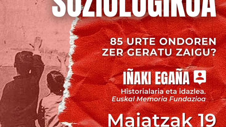 Iñaki Egaña: 'Frankismo soziologikoa. 85 urte ondoren zer geratu zaigu?'