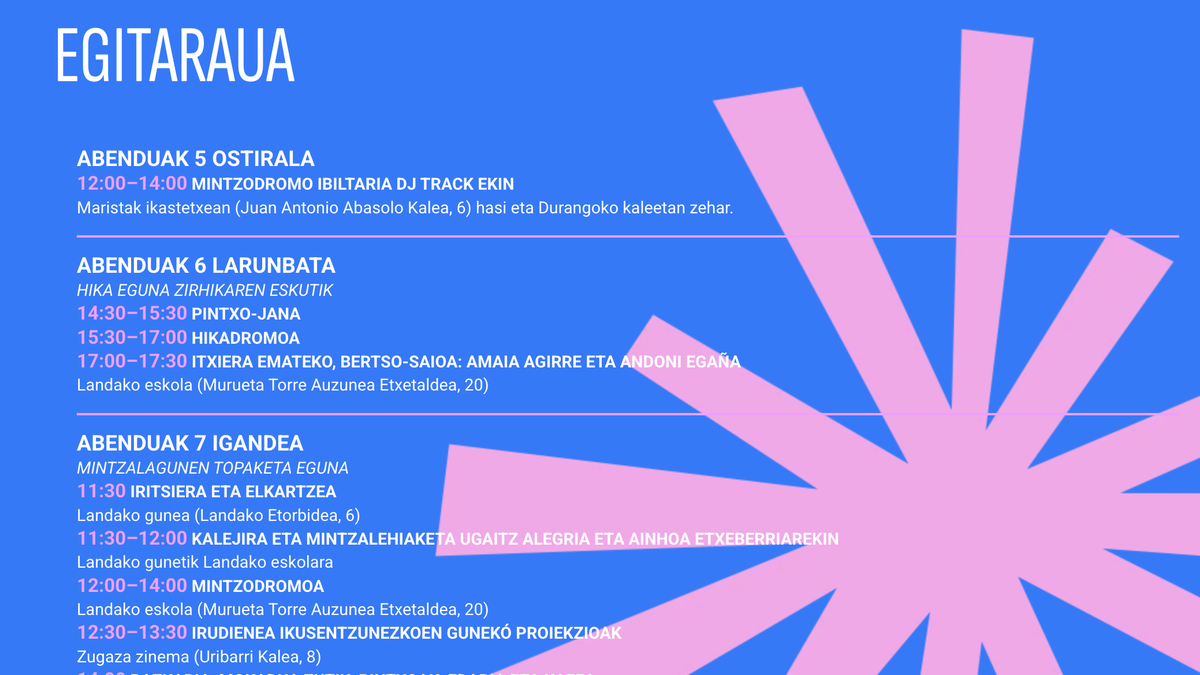 Mintzodromoa antolatu du Taupak, Mintzapraktika egitasmoa gertutik ezagutzeko ekimena