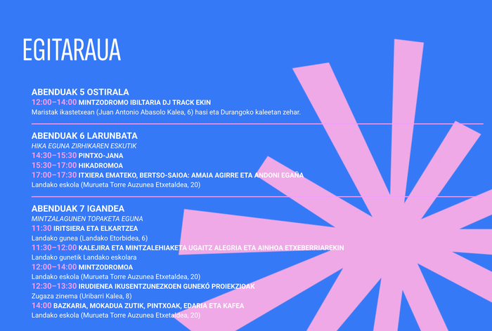 Mintzodromoa antolatu du Taupak, Mintzapraktika egitasmoa gertutik ezagutzeko ekimena