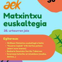 Matxintxu euskaltegiaren 38. urteurren jaia