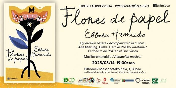 EBBABA HAMEIDAren "FLORES DE PAPEL" aurkezpena Bilborocken