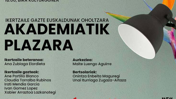 Akademiatik plazara: euskal gazte ikertzaileak oholtzara