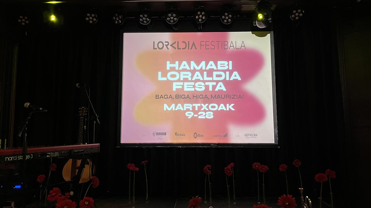 Loraldiak 2026ko Festibalaren aurkezpena egin dio bere komunitateari
