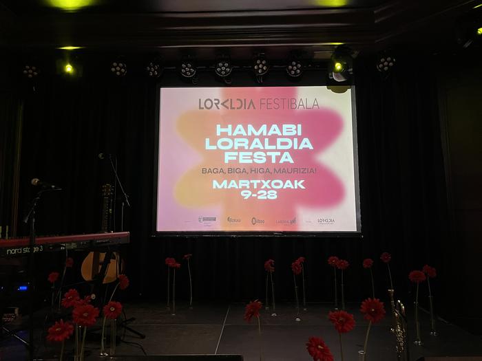 Loraldiak 2026ko Festibalaren aurkezpena egin dio bere komunitateari
