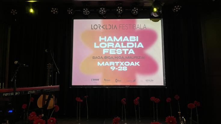 Loraldiak 2026ko Festibalaren aurkezpena egin dio bere komunitateari