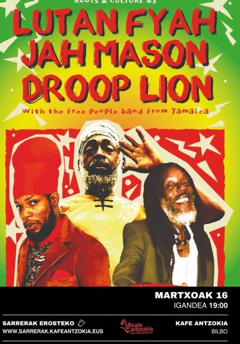 Lutan Fyah + Jah Mason + Zhayna Kafe Antzokian