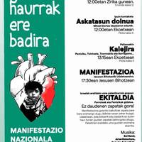 GURE HAURRAK ERE BADIRA manifestazio nazionala
