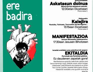 Elkartasun Eguna bihar “Gure haurrak era badirelako!” lemapean