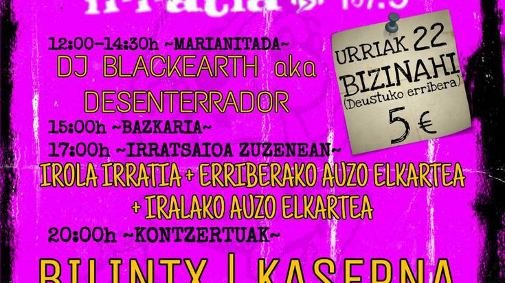Irola irratiaren denboraldi hasierako jaialdia